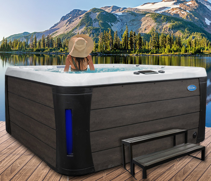 Calspas hot tub being used in a family setting - hot tubs spas for sale Sunshine Coast
